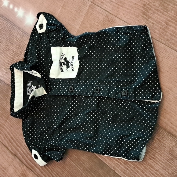 Boys top 12 monthsBeverly Hills Polo Club Button Down Shirts/Shirts & Tops, Size - Picture 1 of 3
